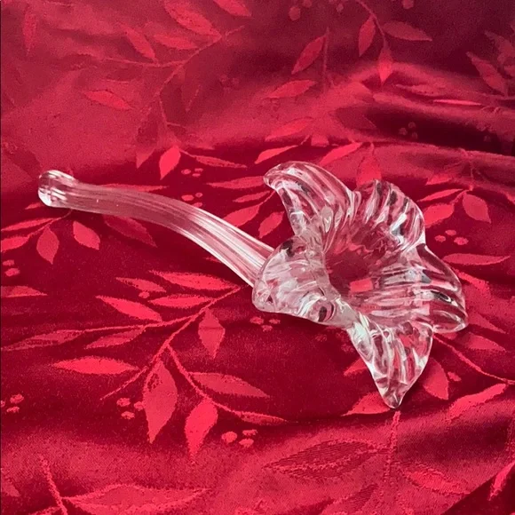 Vintage Art Glass Blown Glass Lilly-Shaped Sgl. Stem Epergne Bud Vase - Picture 3 of 8